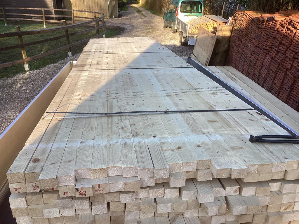 ( pan) latten, 25 tot 50 mm, Nieuw, Ophalen of Verzenden, 300 cm of meer