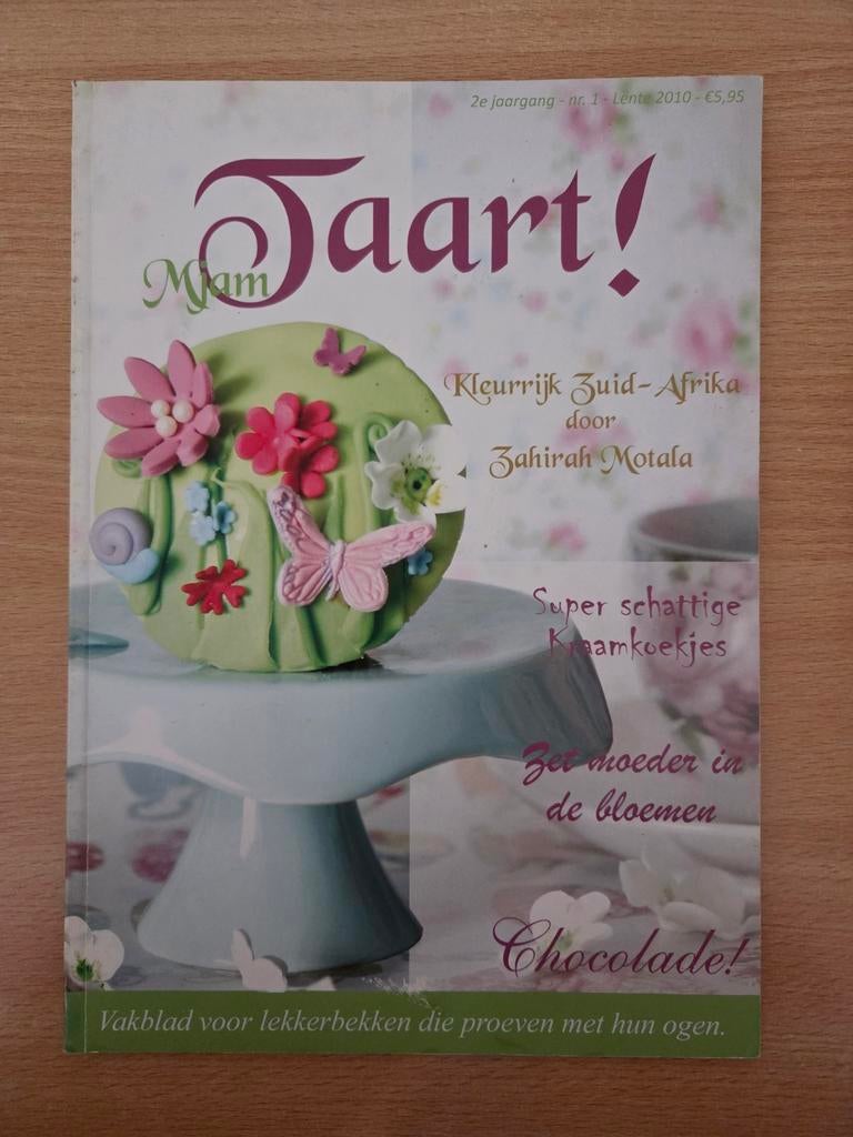 Mjam Taart magazines - 9 stuks, Ophalen of Verzenden, Taarten, Versiering