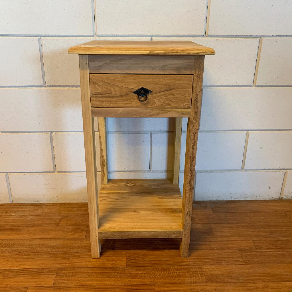 Ladekastje - 40 x 40 cm - teakhout - 1 lade - TTM Wonen, TTM Wonen, Meubels – (Perzische) Tapijten en Woonaccessoires, Minder dan 50 cm