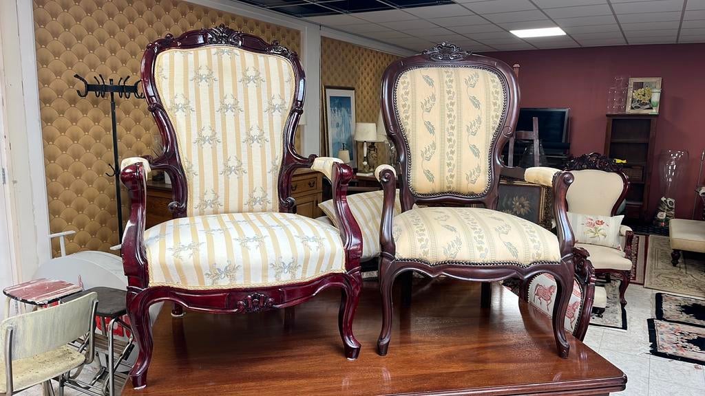 Barokstoelen heren en dames model, Ophalen