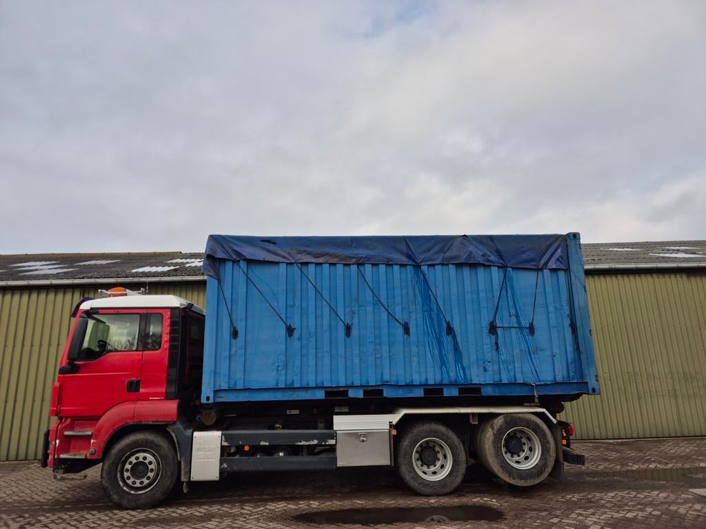 Zaagsel container te koop, Ophalen