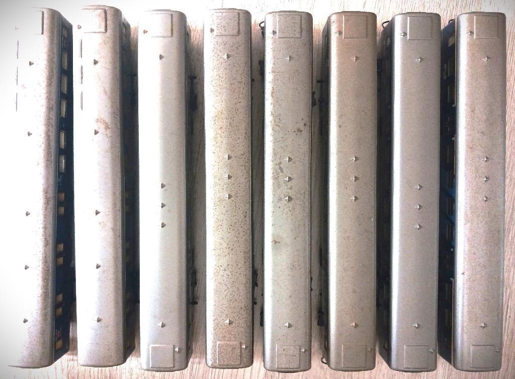 Marklin 4117, 4048 en 4049 Plan E rijtuigen geheel metaal, Wisselstroom, Gebruikt, Analoog, Wagon