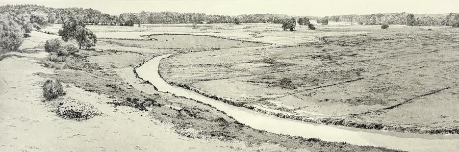 610. Ets, Reinder Homan – "De Drentsche Aa", 2008, Ophalen of Verzenden