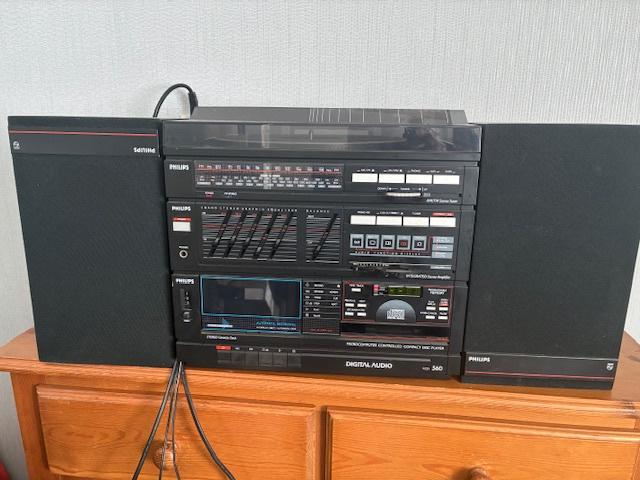 Vintage Philips FCD 560 compact disc, ophalen voor 40 euro, Ophalen, Gebruikt, Tuner of Radio, Philips