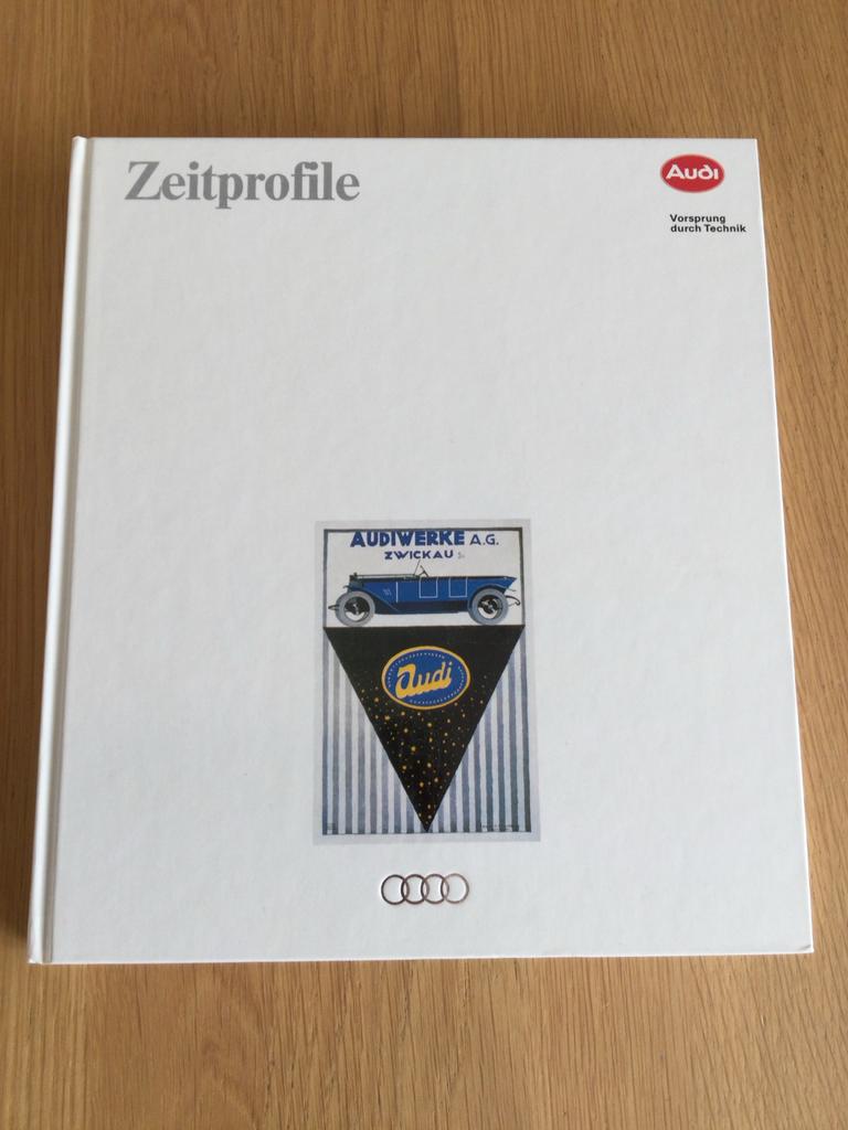 Audi Zeitprofile boek, Boeken, Auto's | Boeken, Ophalen of Verzenden, Gelezen, Audi