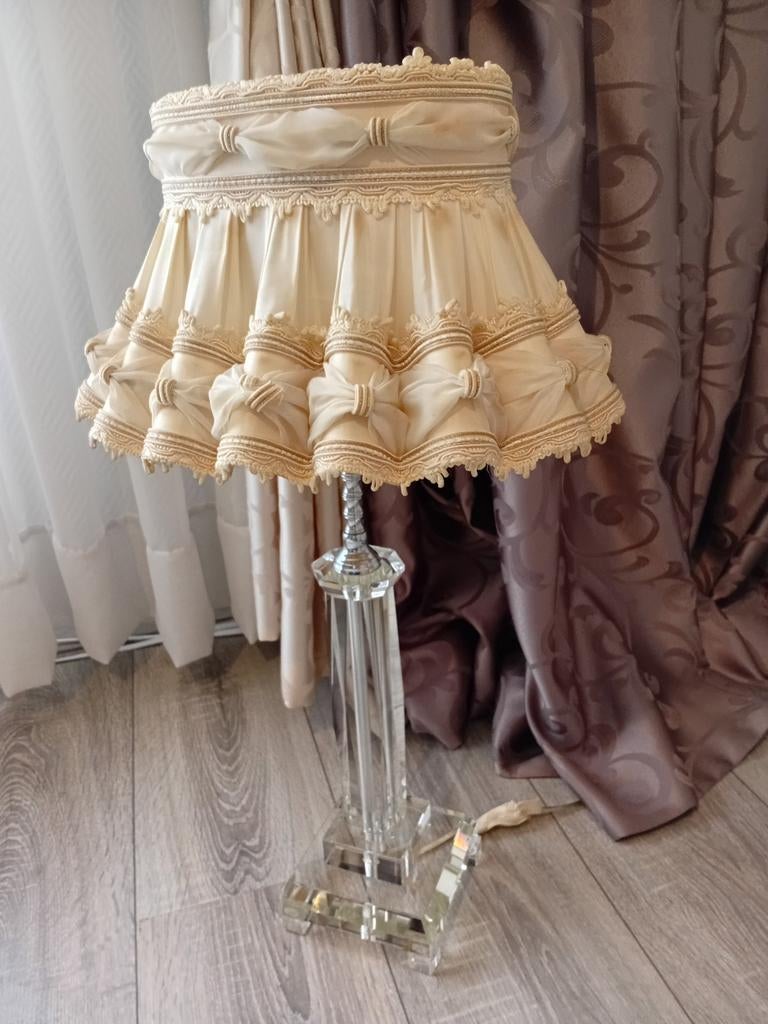 Kristalle lamp, Huis en Inrichting, Lampen | Tafellampen, Ophalen of Verzenden, Minder dan 50 cm