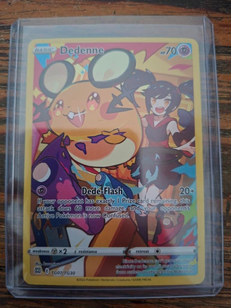 Dedenne TG07/TG30 Pokemon Kaart brilliant stars, Ophalen of Verzenden, Zo goed als nieuw, Losse kaart