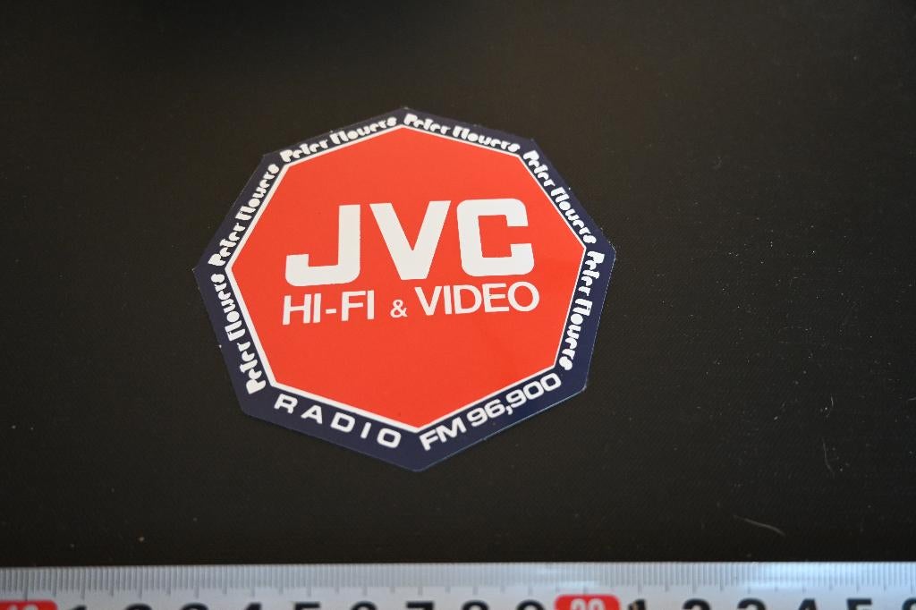 sticker JVC Hi-Fi & Video, Ophalen, Zo goed als nieuw, Sticker