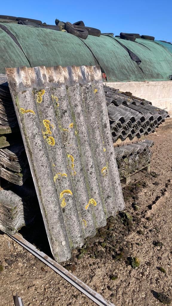 golfplaten, Doe-het-zelf en Verbouw, Dakpannen en Dakbedekking, Ophalen, Zwart, 15 m² of meer, Golfplaat