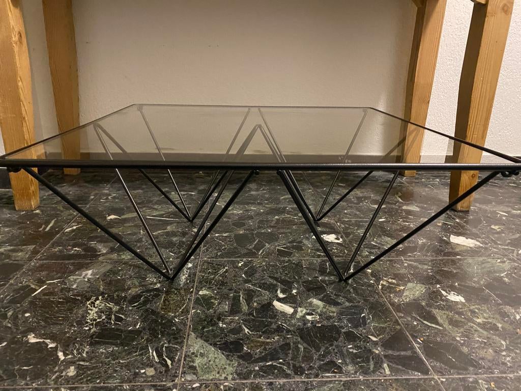 Design salontafel, Paolo Piva, 100 tot 150 cm, Zo goed als nieuw, Minder dan 50 cm, Rechthoekig