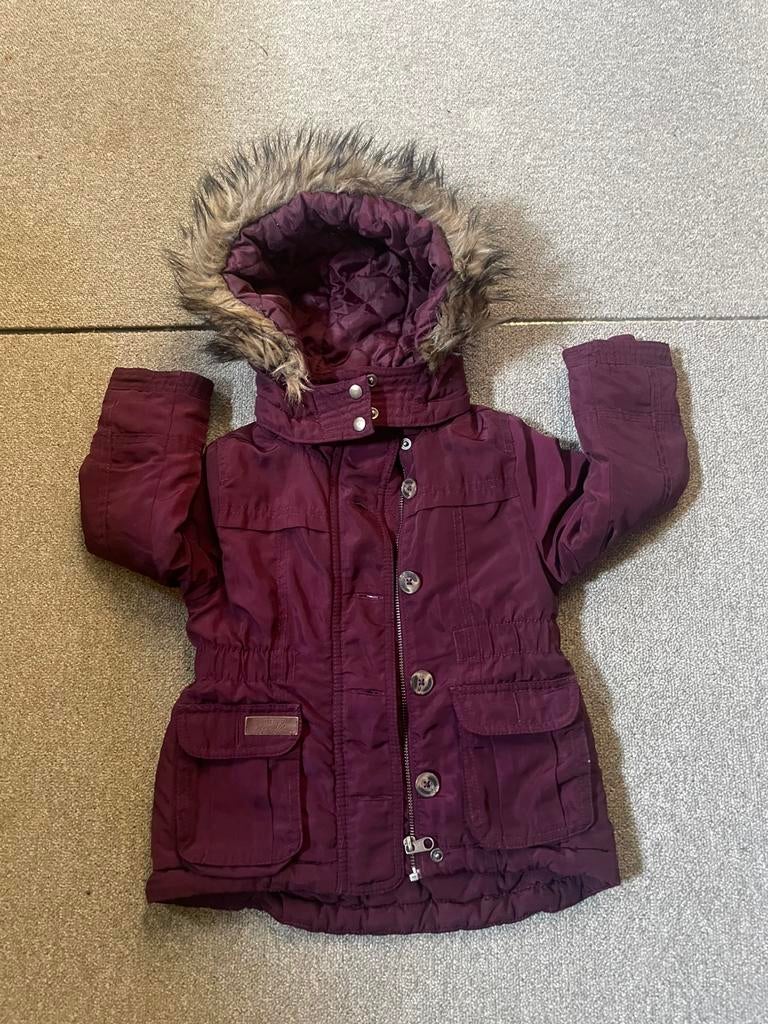 Jasje maat 98 met afneembare capuchon, Ophalen of Verzenden, Zo goed als nieuw, Meisje, Jas