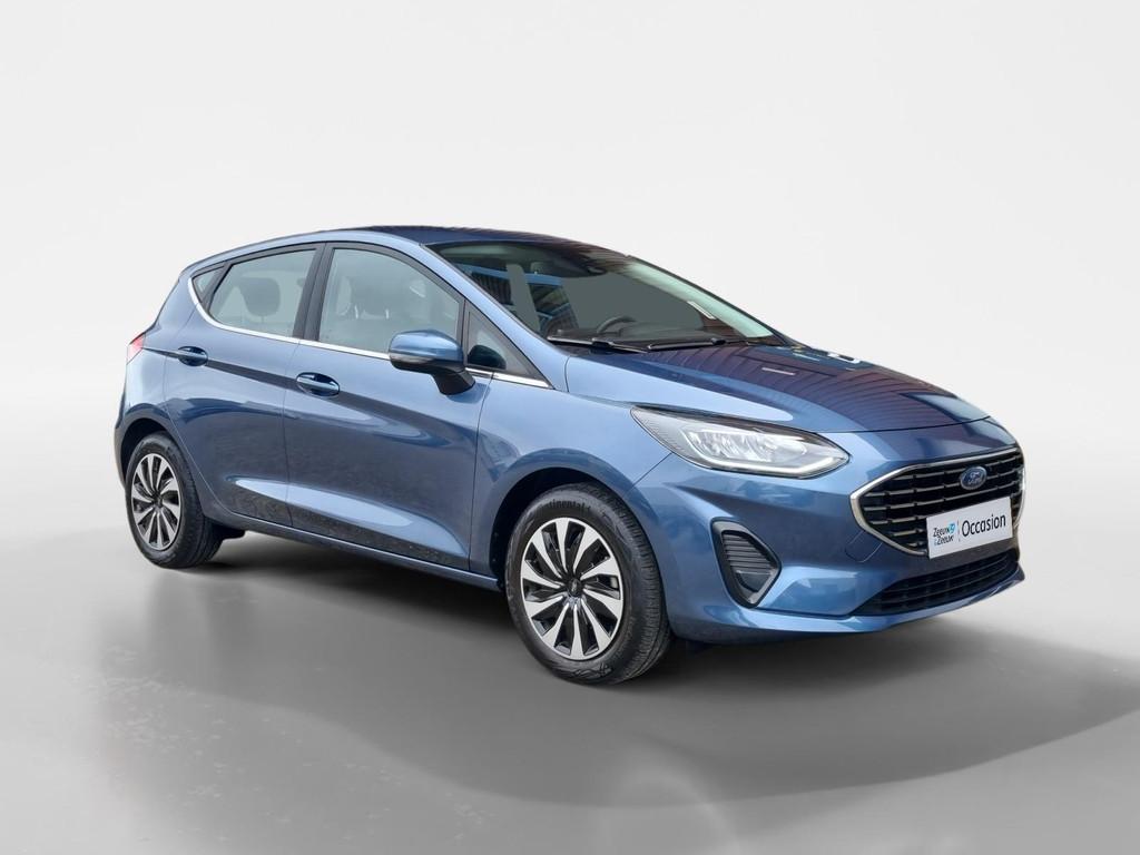 Ford Fiesta 1.0 EcoBoost Titanium | Trekhaak | Navigatie | A, Voorwielaandrijving, 12 maanden, Gebruikt, Blauw