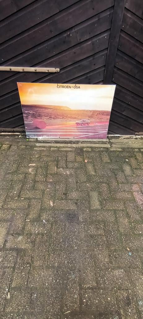 reclamebord oldtimer citroen mancave dealerbord showroom, Ophalen