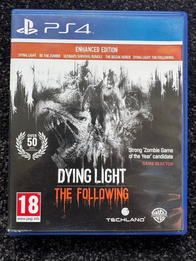Dying Light The Following Enhanced Edition PS4, Avontuur en Actie, Gebruikt, Vanaf 18 jaar, 1 speler