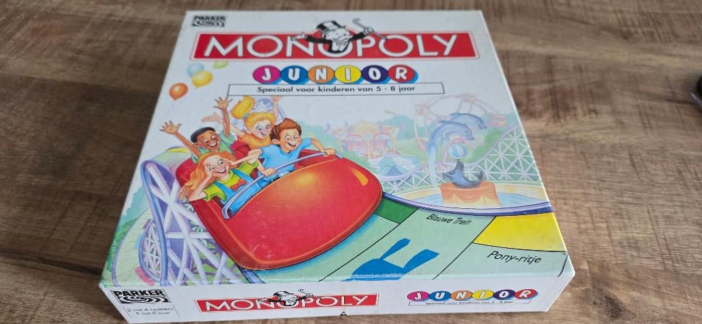 monopoly junior, Hobby en Vrije tijd, Ophalen of Verzenden, Gebruikt