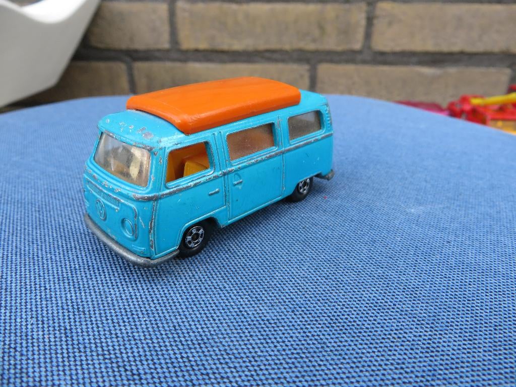 Matchbox No 23 Volkswagen Transporter Type 2 CAMPER, Ophalen of Verzenden, Gebruikt, Bus of Vrachtwagen