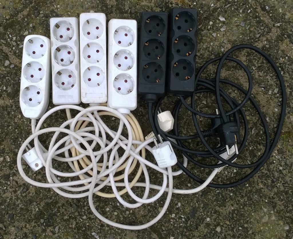 Stekkerblok, diverse soorten, Gebruikt, Ophalen of Verzenden, Nb, Nb