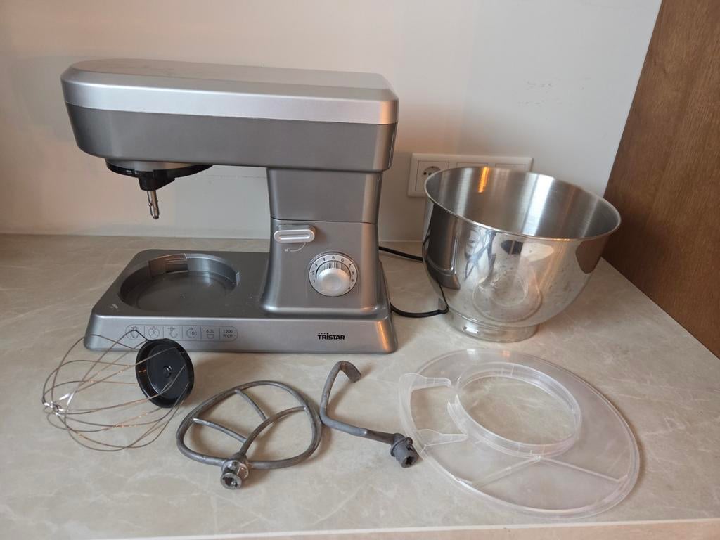 Tristar Keukenmachine, 4 liter of meer, Ophalen of Verzenden, Gebruikt, 3 snelheden of meer