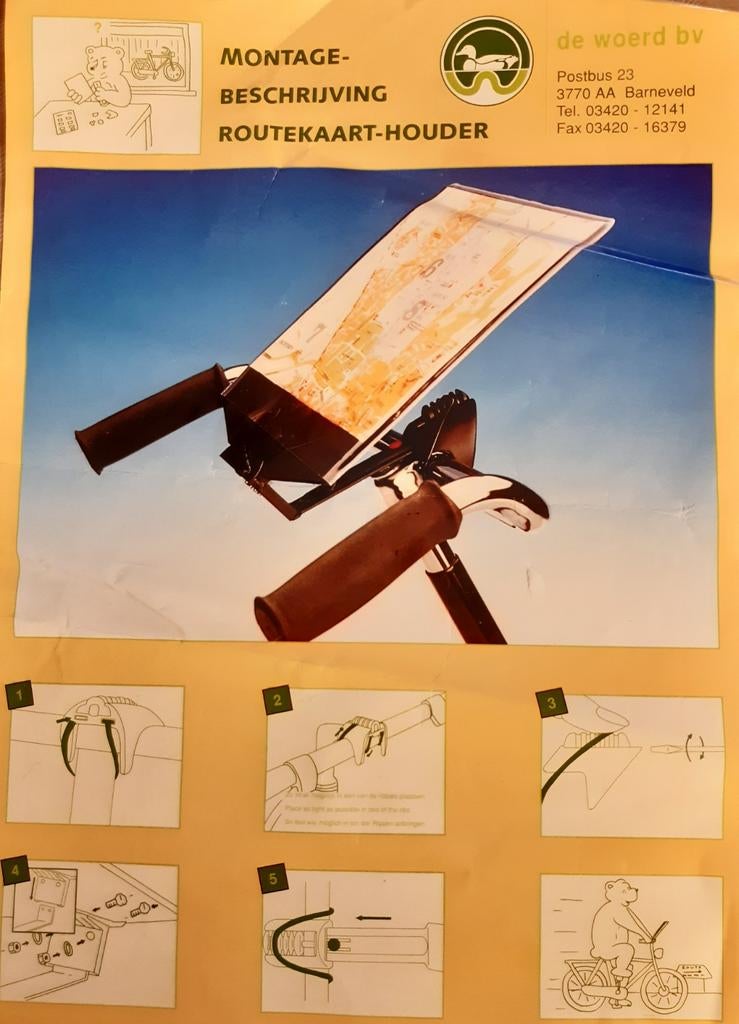 Fietskaarthouder, Ophalen of Verzenden, Gebruikt