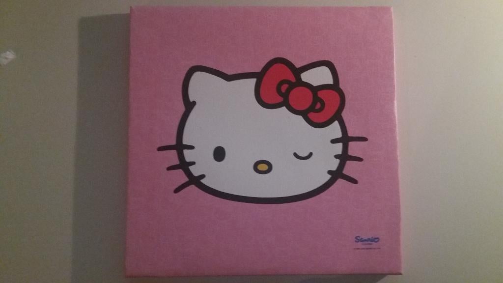 Hello Kitty wanddecoratie, Ophalen of Verzenden, Gebruikt