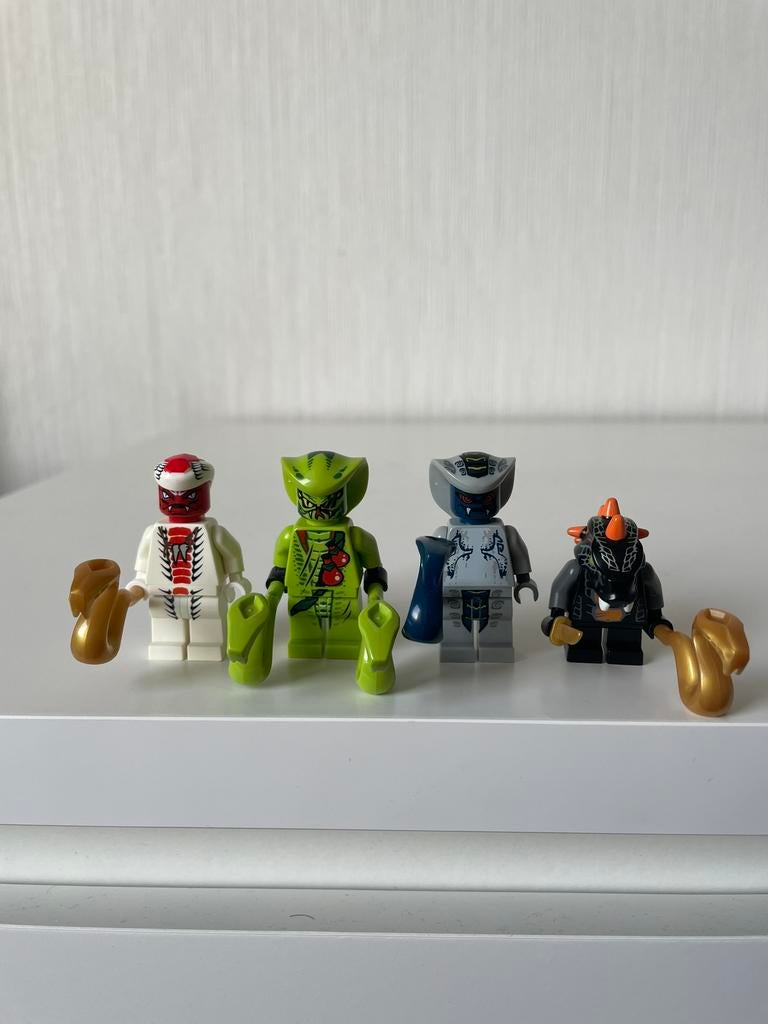 Lego Ninjago Snappa, Lasha, Rattla & Bytar, Ophalen, Zo goed als nieuw, Lego