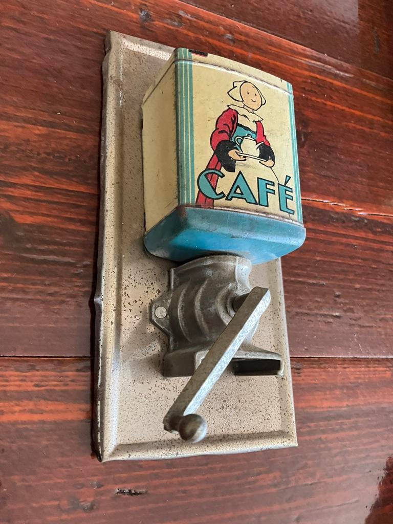 Oude antieke koffiemolen becassine, Ophalen of Verzenden