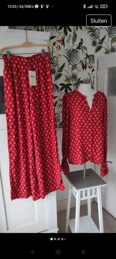 Nieuw Harper & Yve Damespak S/M, Kleding | Dames, Jasjes, Kostuums en Pakken, Nieuw, Kostuum of Pak, Maat 36 (S), Rood, Ophalen of Verzenden