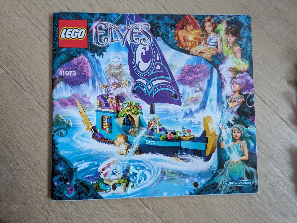 Lego Elves 41073 Naida's Avonturenschip, Ophalen of Verzenden, Zo goed als nieuw, Complete set, Lego