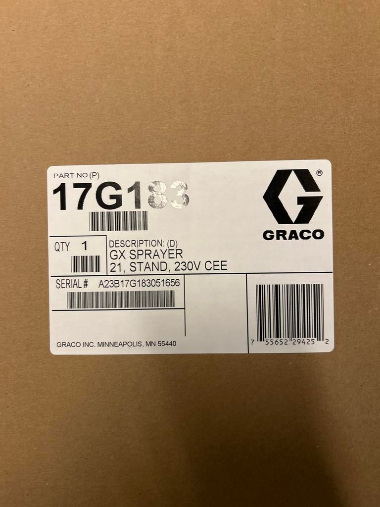 Graco GX 21 Airless Verfspuit - Nieuw in doos!, Ophalen, Nieuw