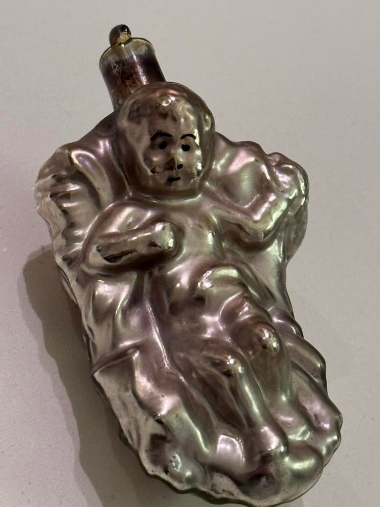 Ajeko kribbe in zacht lila, Verzenden, Zo goed als nieuw