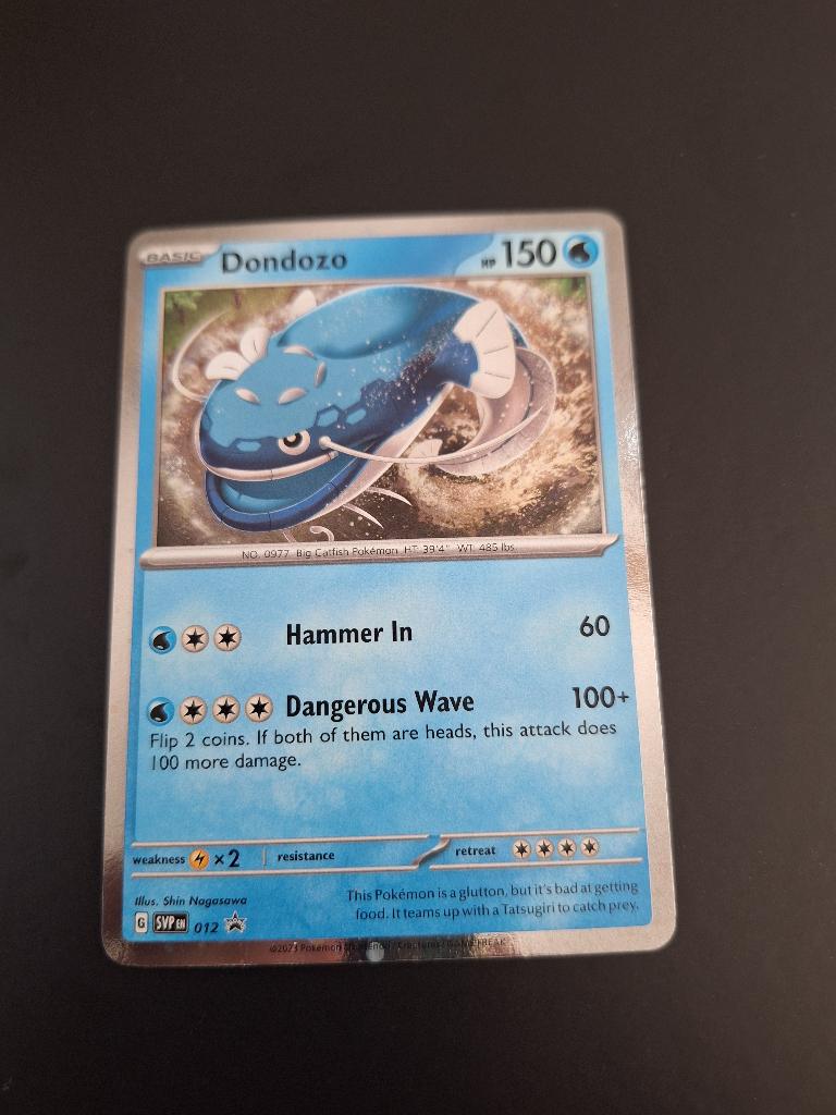 Pokemon – Dondozo (SVP 012) – Promo card, Ophalen of Verzenden, Nieuw, Losse kaart, Foil