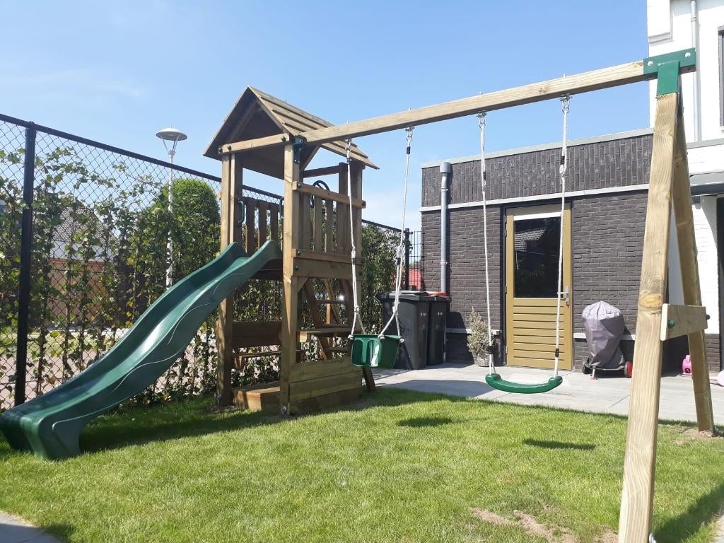 COMPACTE kleine TOREN speelhuis klimtoren speeltoestel, Ophalen, Nieuw, Schommel, Aanbouwonderdeel