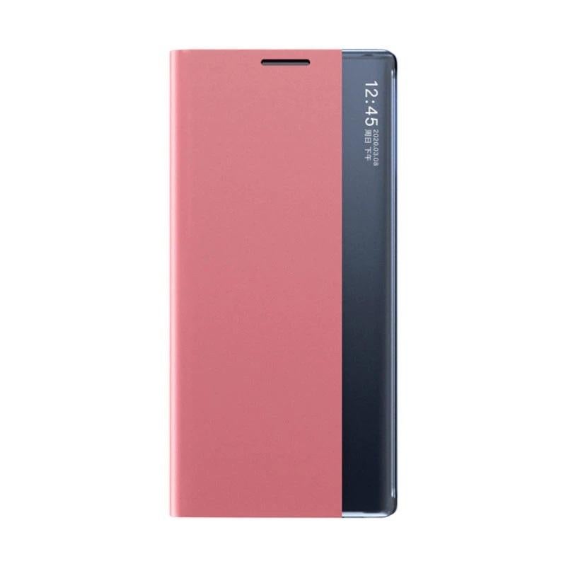 Smart Clear View Cover Set voor Galaxy S20+ _ Roze, Verzenden, Nieuw, Overige modellen, Hoesje of Tasje