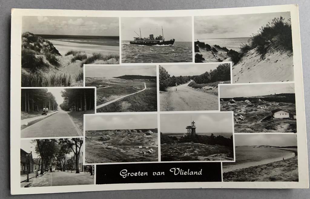Groeten uit Vlieland, Ophalen of Verzenden, 1960 tot 1980, Gelopen, Waddeneilanden