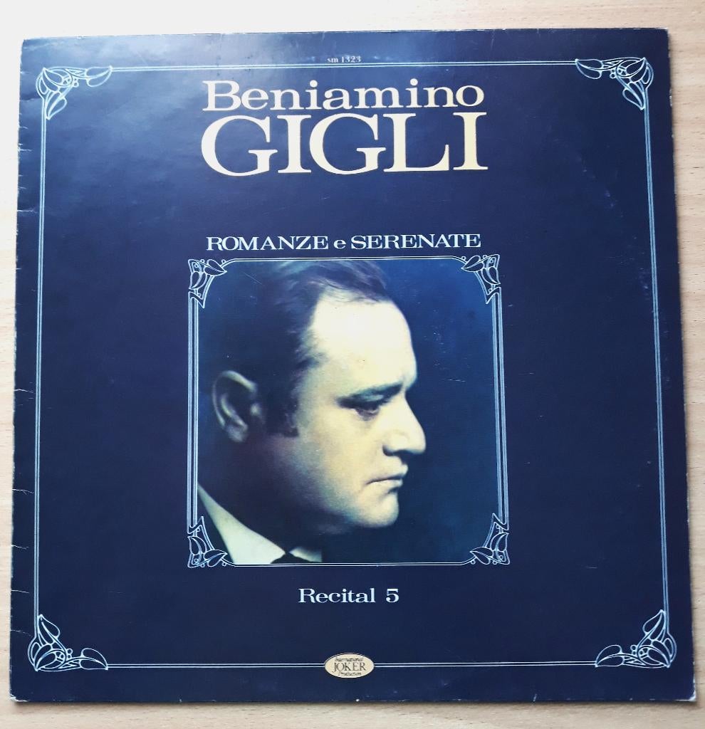 Beniamino Gigli ‎– Romanze E Serenate - Recital 5, Opera of Operette, Ophalen of Verzenden, Zo goed als nieuw, Romantiek