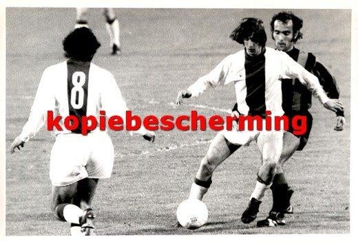 AJAX  -  Inter Milan 31-5-1972 Johan Cruijff en Sjaak Swart, Verzenden, Gebruikt, Ajax, Overige typen