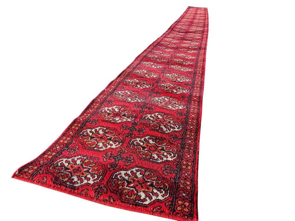 Prachtige vintage (trap) loper 50 x 600 cm, Gebruikt, 200 cm of meer, Ophalen of Verzenden, 200 cm of meer