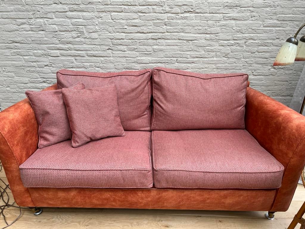 Bank engelse stijl, Ophalen of Verzenden, Gebruikt, 75 tot 100 cm