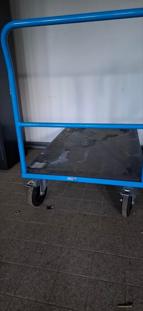 Eurocraft platvorm kar / zwaarlast kar/magazijnkar, 100 liter of meer, Ophalen, Transportkar
