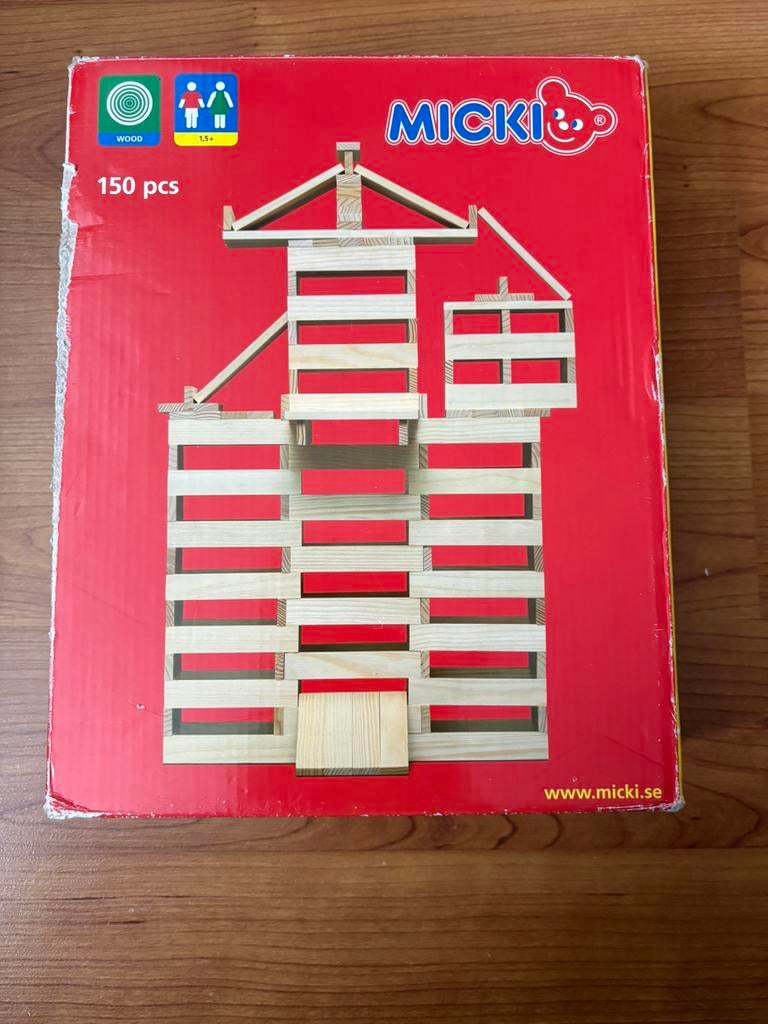 Houten bouwblokken, Ophalen of Verzenden, Zo goed als nieuw, 1:50 tot 1:144