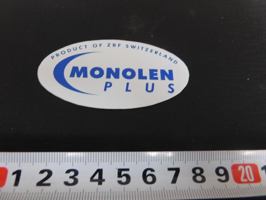 sticker monolen plus product of ZBF switzerland, Ophalen, Zo goed als nieuw