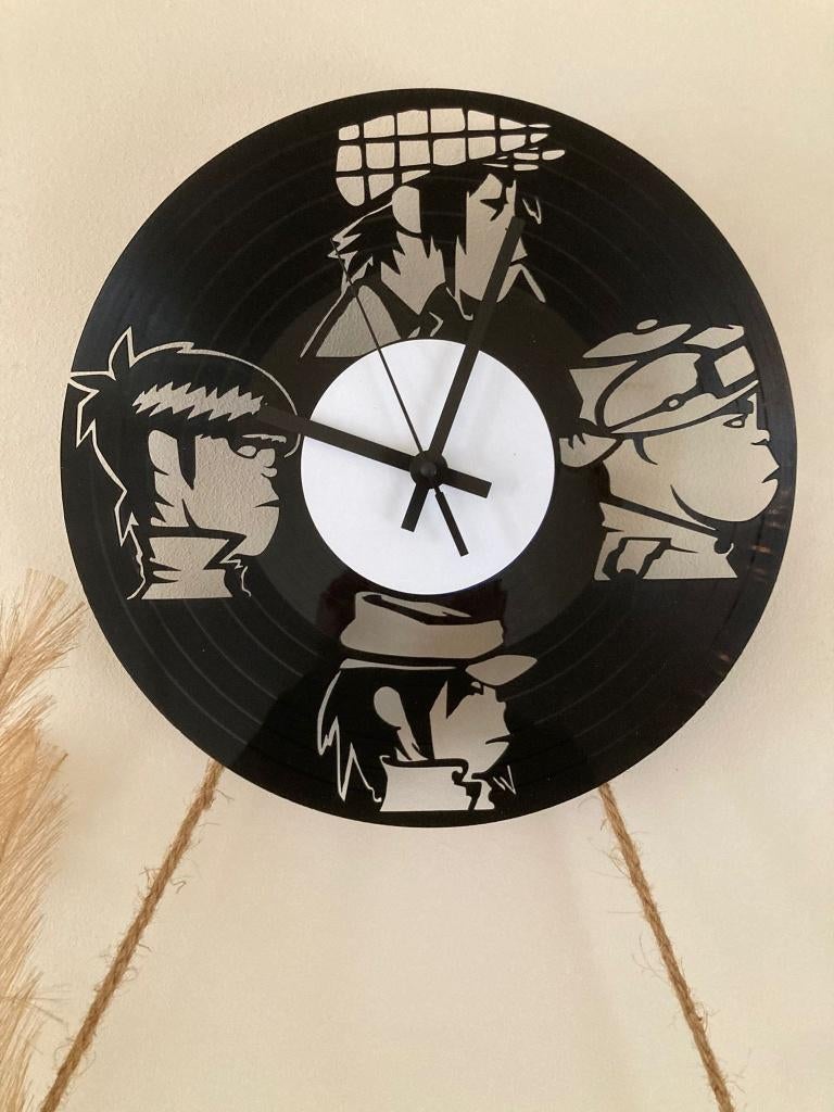 Vinyl LP Klok – Handgemaakt – Perfect Cadeau & Wanddecoratie, Huis en Inrichting, Woonaccessoires | Klokken, Verzenden, Nieuw