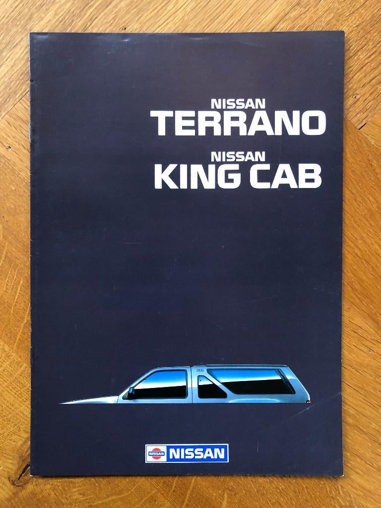Nissan Terrano King Cab folder 1988, Boeken, Auto's | Folders en Tijdschriften, Nieuw, Nissan, Verzenden