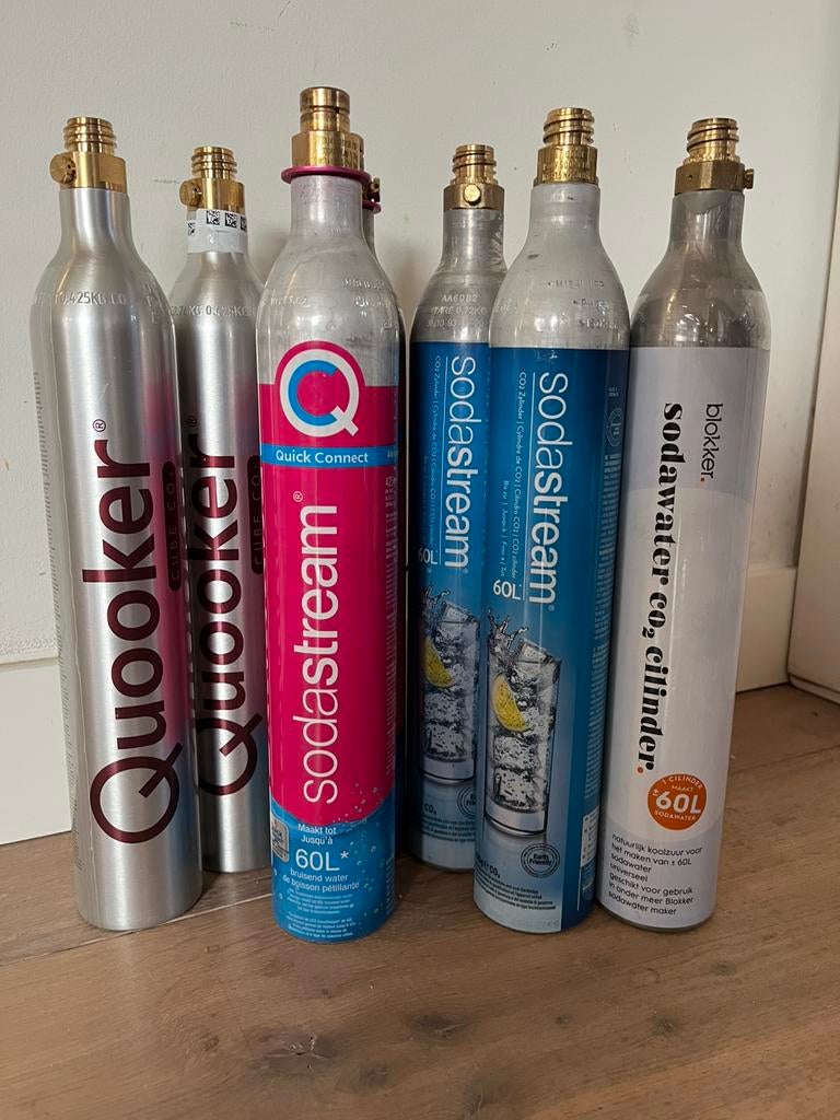 Sodastream, Quooker CO2 E290 koolzuur hervullen/vullen, Witgoed en Apparatuur, Bruiswatermachines, Nieuw, Ophalen of Verzenden