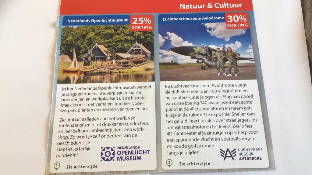 Natuur en Cultuur voordeelbon tot 1 juli 2026, Tickets en Kaartjes, Drie personen of meer