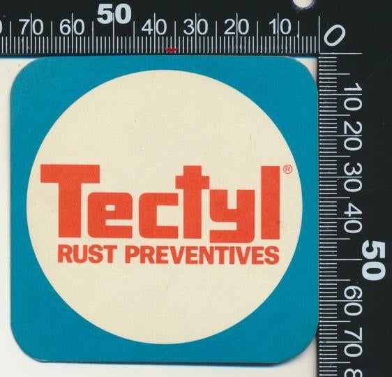 Sticker: Tectyl - Rust preventives (Mat), Ophalen of Verzenden, Zo goed als nieuw, Auto of Motor