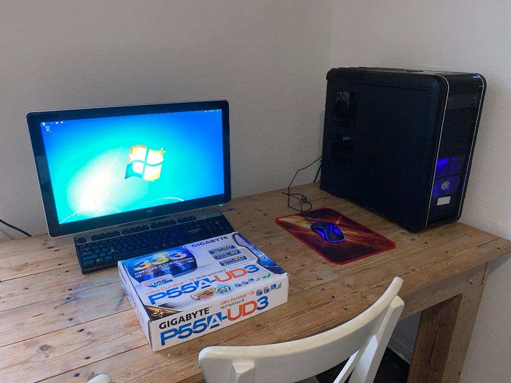 Windows 7 pc met toebehoren, Gebruikt, Cooler Master, Gaming, HDD