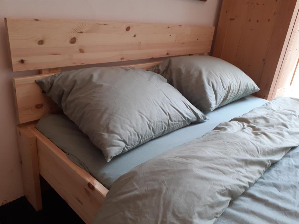 NIEUW 100% houten bed, sfeermaker in ELKE gewenste maat!, Strak, 200 cm, Hout, Nieuw
