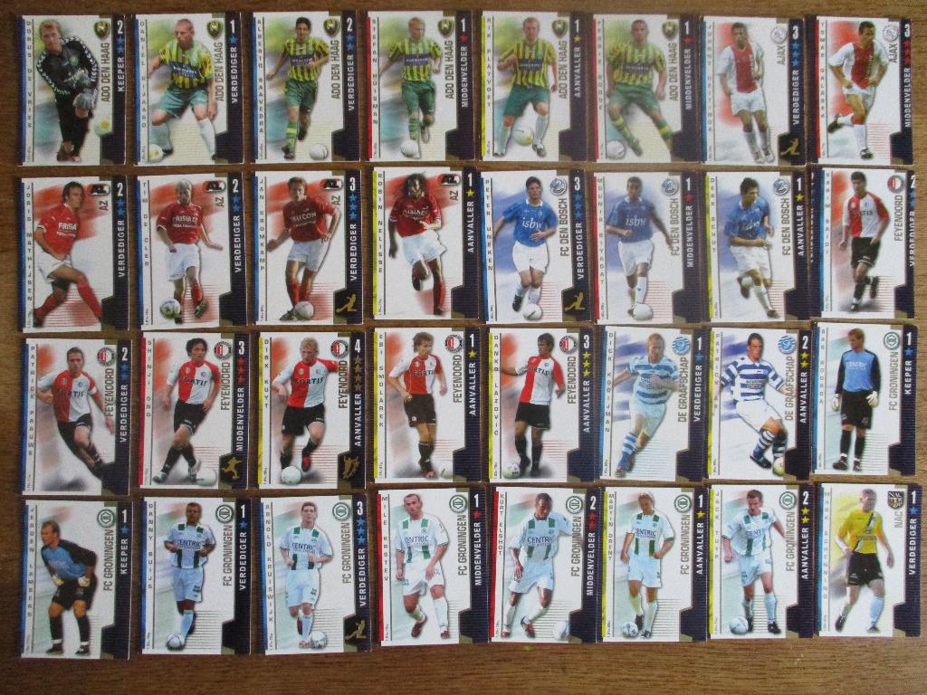 All Stars kaartjes 2004-2005, 75 verschillende, Verzamelen, Sportartikelen en Voetbal, Ophalen of Verzenden, Gebruikt, Overige binnenlandse clubs
