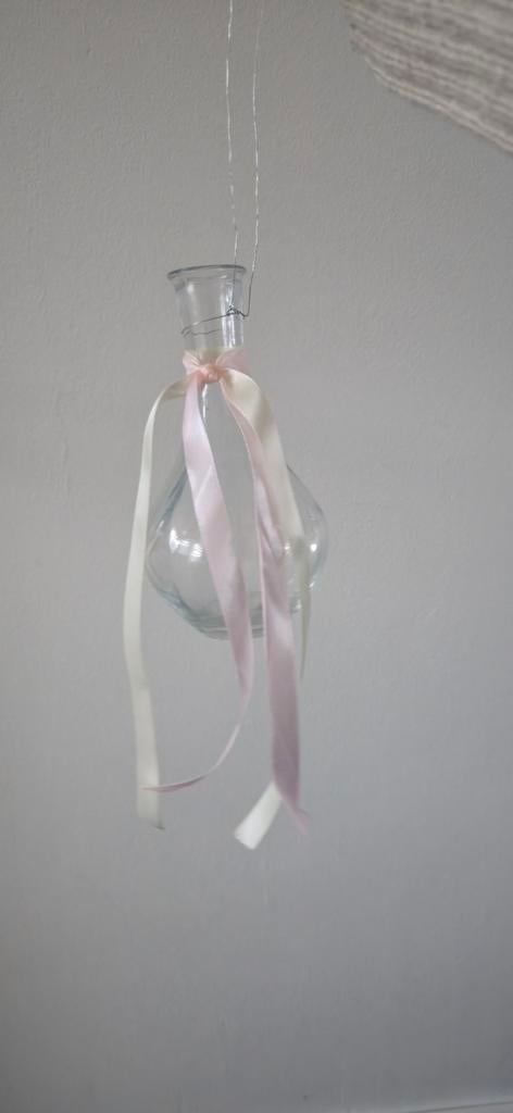 9x bloemen hang vaasjes / kleine vaasjes / bruiloft, Ophalen, Zo goed als nieuw, Minder dan 50 cm